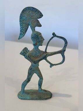 Bronze reproduction, depicting an Etruscan warrior. Height 6.25”.